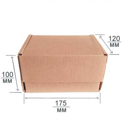 Почтовая коробка тип Ж 175х120х100 Т23В бурая